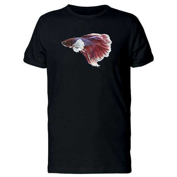 Bright Fighting Betta Fish Tee Men's -Image by Shutterstock