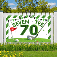 thumbnail image 5 of Decorative Design Golf Birthday Banner Number 70 Party Decoration Grass Theme Celebration Banner for Outdoor Party Golf Event Birthday Celebration, 5 of 5