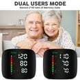 thumbnail image 3 of Ziqing Rechargeable Wrist Blood Pressure Monitor, Large LED Display & Adjustable Cuff, Automatic Digital BP Monitor for Seniors Adults, 3 of 7