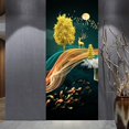 thumbnail image 3 of CHAO El mes de los ciervos (77x200 cm) pegatina de puerta efecto trompe l'oeil pegatinas de pared de Pvc interiores 3d para decoración pared sala de estar cocina dormitorio baño, 3 of 5