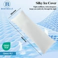 thumbnail image 7 of BedTreat Full Cooling Body Pillow for Adults - Soft & Hypoallergenic Body Support for Side Sleepers - Durable & Machine Washable with Reversible Cooling Cover（20 X 54, White), 7 of 7