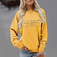 thumbnail image 2 of Tiweut Womens Casual Sweatshirt Christian Shirts Long Sleeve Crewneck Pullover,Yellow,2XL, 2 of 4