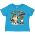 thumbnail image 3 of Inktastic My Grandma Loves Me Monkey Boys or Girls Toddler T-Shirt, 3 of 5