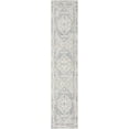 thumbnail image 2 of Nourison Astra Machine Washable Persian Light Blue 2'2" x 12' Area Rug (2x12), 2 of 8