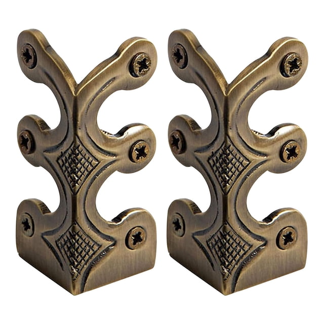DPTALR Protecteurs d'Angle de Prise Protecteurs d'Angle de Prise Protecteurs d'Angle de Prise Protecteurs d'Angle Vintage en Métal Housses de Protection Décoratives
