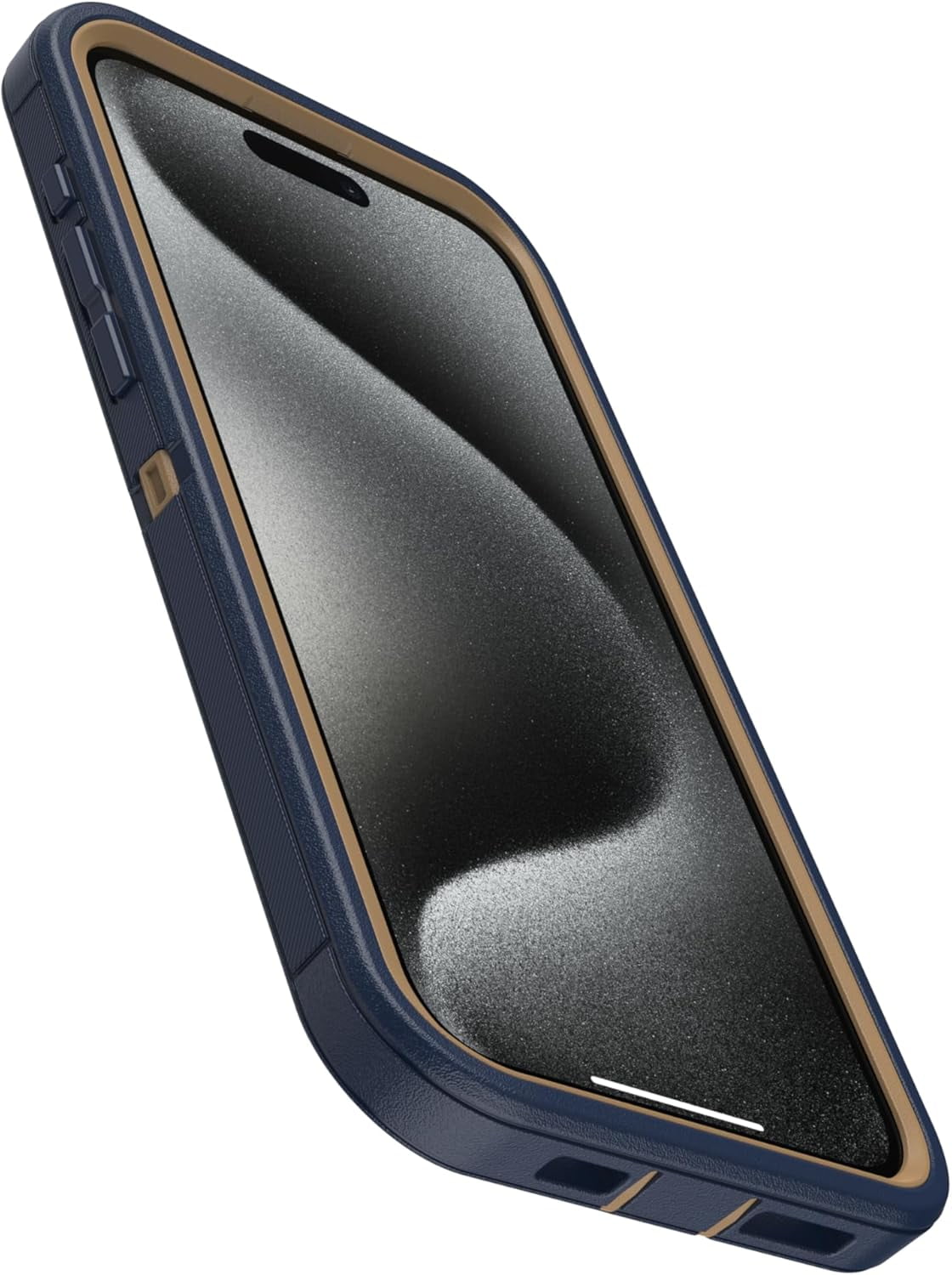 OtterBox iPhone 15 Pro Max (Only) - Defender Series Pro Case - Blue Suede Shoes - Case Only - Screenless - Rugged & Durable - with Port Protection