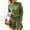 Army Green, variant on Women's 2 Piece Cable Knit Sweater Skirt Set High Neck Long Sleeve Top Ruffle Hem Mini Skirt Army Green XL