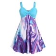 thumbnail image 1 of Vestido Cami Talla Extra Estampado Abstracto Rosegal  Vestidos casuales de talla grande, 1 of 5