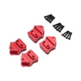 thumbnail image 3 of Fiocias Leaf Spring Mount Hangers RC Car Aluminum Alloy Leaf Spring Shackles Mounts Kit Replacement Component Lightweight Shock Absorption Metal Remote Control Vehicle Suitable for DIY Red, 3 of 8