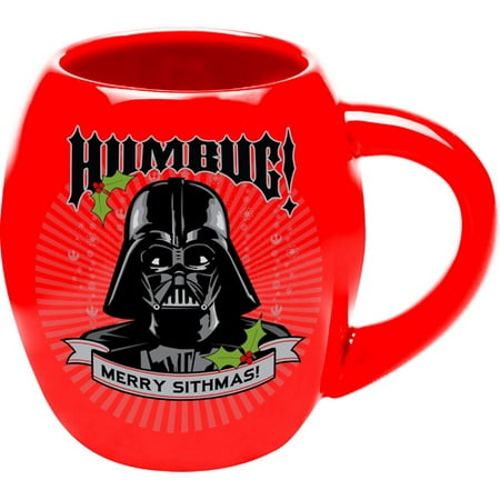 UPC 733966083861 product image for Vandor LLC Star Wars Darth Vader Humbug 18 oz. Oval Ceramic Mug | upcitemdb.com
