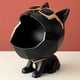 thumbnail image 2 of Titular de almacenamiento Gloria Resina gato escultura estatua Negro estatuas de escritorio, 2 of 8