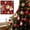 C, variant on BadyminCSL 16Pcs 6cm Colorful Hand Painted Christmas Ornaments, Shatterproof Plastic Hanging Balls for Xmas Tree Window Holiday Decor