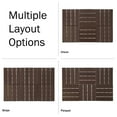 thumbnail image 6 of Pure Garden 6PK Interlocking Deck Tiles Woodgrain Outdoor Flooring, Mocha, 6 of 8