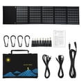 thumbnail image 1 of Tignapoo Portable Foldable Solar Charger Panel with USB & DC Output, High-Efficiency Mono-Crystalline Silicon, 40W, Compact & Lightweight for Outdoor Adventures, 1 of 7