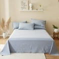 thumbnail image 2 of Juego de cama de chenilla 100% algodón - Azul, 2 of 7