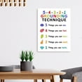 thumbnail image 3 of Mental Health Canvas Wall Art,Grounding Technique Motivational Quote Artwork Painting Prints Poster Ready to Hang for Counselor Therapy Office School Wall Decor Treatment Decor,12x15 Inch, 3 of 6