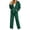 DG35_Green, variant on Track Suits For Women Set Zip Up Hoodies Matching Wide Leg Sweatpant Lounge Sets Jogging Gym Workout Sweat Suit Green S