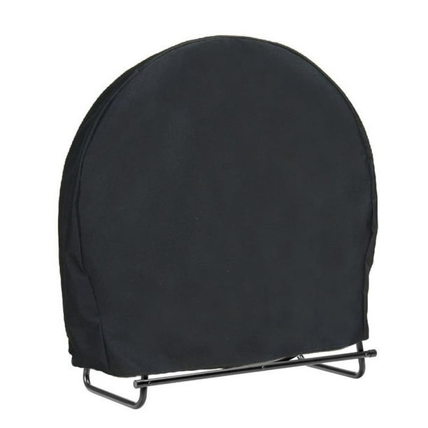 Toystoory Dustproof Cover Log Hoop Home Supplies Tool Size Compact Cap Waterproof Rack Camping Workmanship Fine Craftsmanship Cubiertas para muebles de jardín negro Toystoory HA043064-01