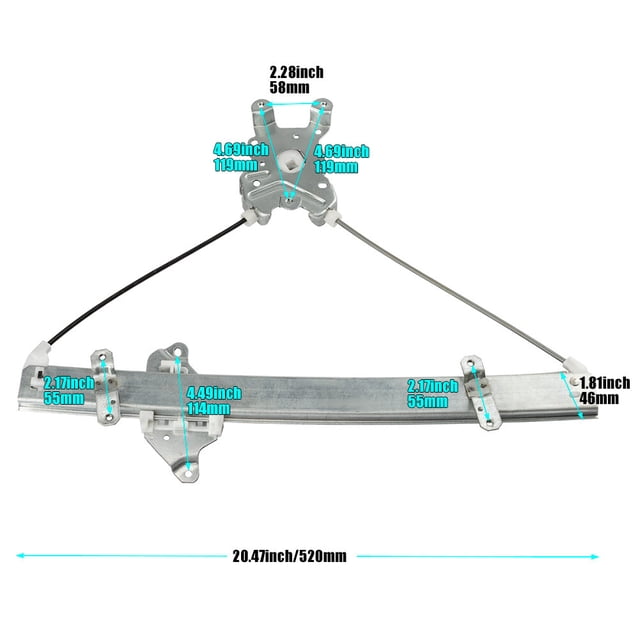 2003-2006 for Mitsubishi for Outlander MR573878 Front Right Power Window Regulator