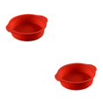 thumbnail image 4 of Guardoinrt 1/2/3 Wedding Birthday Party Cake Restaurant Reusable Washable Mousse Round Mould Kitchen Gadget Accessories Red 10 Inch 2PCS, 4 of 6