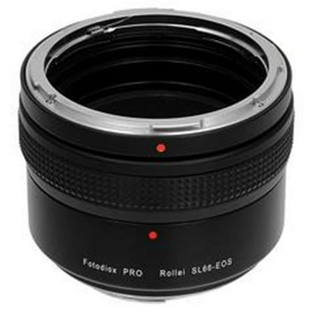 Fotodiox SL66-EOS-Pro Pro Lens Mount Adapter - Rolleiflex SL66 Series Lens To Canon EOS Mount SLR Camera Body with Built in Focusing Helicoid
