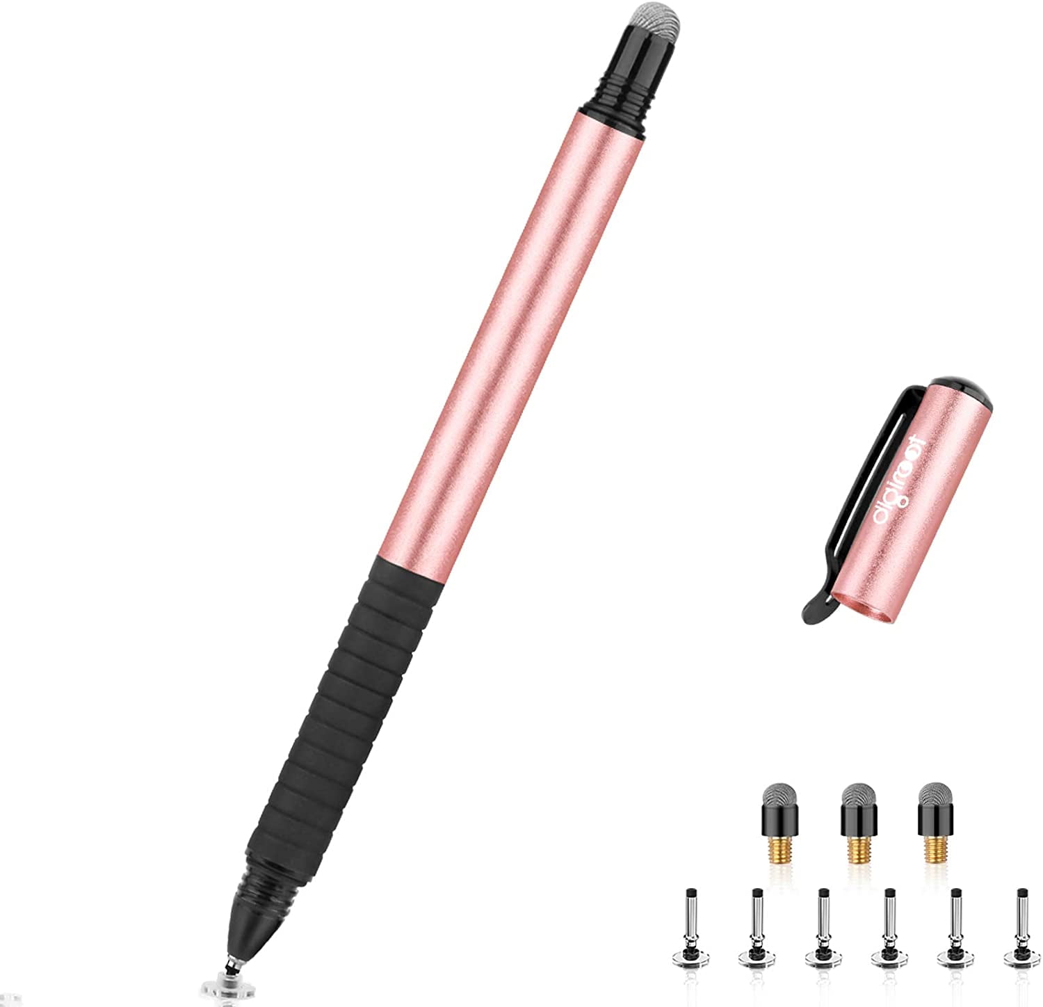 Digiroot Universal Stylus,[2in1] Disc Stylus Pen Touch Screen Pens