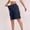Navy, variant on Women’s Drawstring Elastic Waist Cargo Bermuda Shorts, Womens and Women's Navy,Size S-2XL