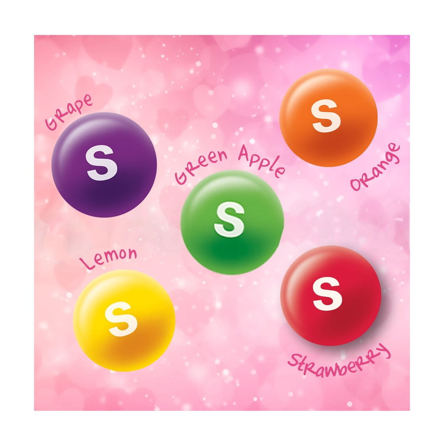 (2 pack) Skittles Original Fun Size Valentine's Day Exchange Chewy Candy - 23 Ct Box