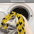 thumbnail image 2 of Rooster Dog Crate Cover, Repeating Animal Silhouettes Placed on a Polka Dotted Background, Easy to Use Pet Kennel Cover Small Dogs Puppies Kittens, 7 Sizes, Yellow Charcoal Grey, by Ambesonne, 2 of 6