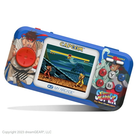 Pocket Player ProSuper Street Fighter II Portable Gaming System (2 Games in 1)