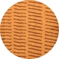 thumbnail image 1 of Ahgly Company Indoor Round Solid Orange Modern Area Rugs, 5' Round, 1 of 4