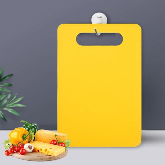 Plastic Cutting Board Set, Small Chopping Boards for Kitchen, BPA-Free, Dishwasher Safe, Color Coded Boards Pads for Meat Vegetable Fruit, Easy Grip Handle, Non-Slip, Space Saving
