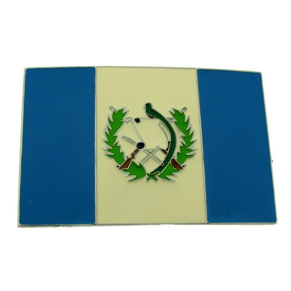 Latina Style Guatemala belt buckle Guatemalan Flag Country Cowboy Western Rodeo New