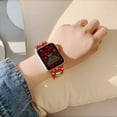 thumbnail image 6 of Christmas Watch Band Compatible with Apple Watch Band 38mm 40mm 41mm 42mm 44mm 45mm 49mm iWatch Ultra SE Series 9 8 7 6 5 4 3 2 1, Christmas Soft Silicone Sport Replacement Strap Band for Women Men, 6 of 13