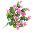 thumbnail image 3 of 5-branch Artificial Flower Grass Bouquet Simulation Floral Decor Home Table Centerpiece Fake Flower  Purple, 3 of 7