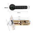 thumbnail image 4 of Smart Door Handle Lock Fingerprint Password Key Unlock Emergency Power for Home Apartment Office, 4 of 6