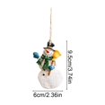 thumbnail image 3 of Fmbmuo Christmas Tree Ornaments Xmas Hanging Decorations Cute Mini Resin Pendant for Holiday Window Home Wreath Decor Christmas Decor,Multicolor, 3 of 5