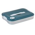 thumbnail image 1 of Caja transparente para albóndigas, contenedores de almacenamiento de alimentos, organizador de albóndigas para refrigerador 1 capa verde, 1 of 9