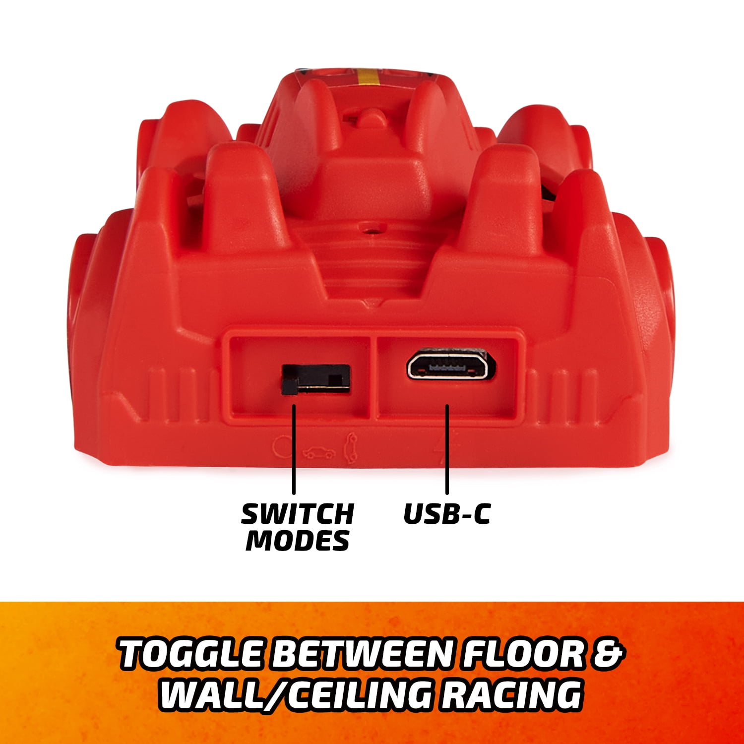 Air Hogs Zero Gravity Sprint Wall Climber Remote Control Car, Red