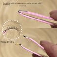 thumbnail image 2 of Rizador de pestañas postizas con injerto biselado, ayuda para pestañas postizas, pinzas de acero inoxidable para tirar de la barba con forma de ceja, clip de belleza, 2 of 4