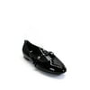 Pre-owned|Louis Vuitton Womens Almond Toe Shiny Obsidian Black Mary Jane Flats Size 39