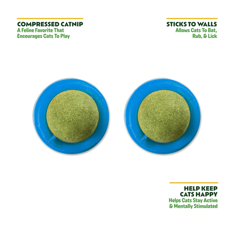 Kitty Ka-Zoom Catnip Roller Balls, Compressed Catnip, Set of 4 photo 2
