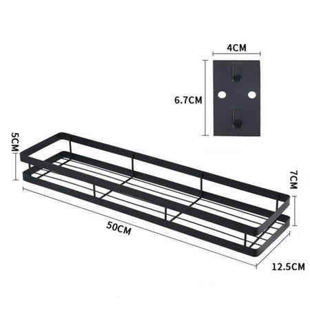 

Wall Mounted Rack Breathable Heighten Kitchen Seasoning Organizer Shelf