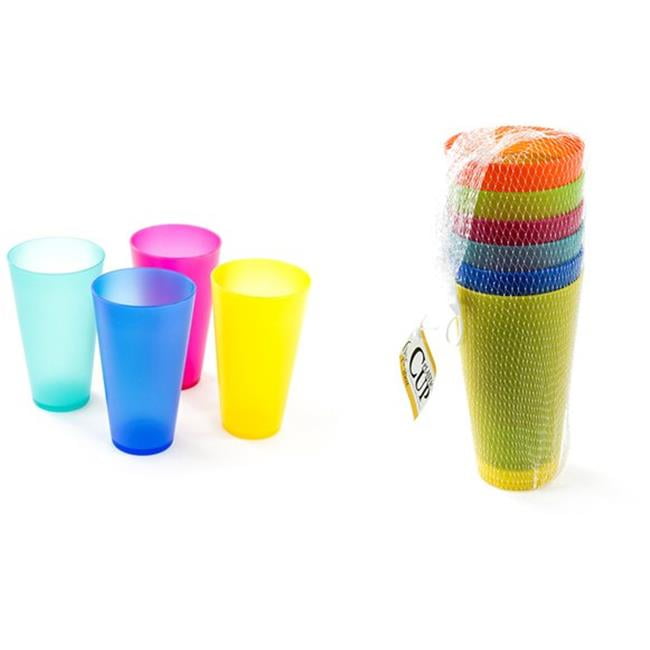 4 Piece 20 oz Plastic Cups Case of 36