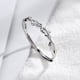 thumbnail image 5 of Anillo de propuesta Sonducket de plata de ley 925 ajustable para mujer rama de hoja espina, 5 of 6