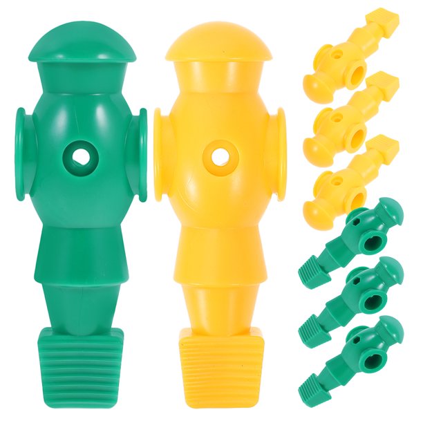 KAKOWELY 8 muñecos de jugador de fútbol de mesa, figuras de jugador de futbolín, estatua de jugador de futbolín de repuesto, figuras de futbolín para hombres.