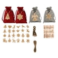 thumbnail image 1 of Wosthever 24 piezas de bolsas de calendario de Adviento de Navidad, juguetes de dulces colgantes, pegatinas de cuenta regresiva para fiestas, Kits de decoración para fiestas mi, 1 of 6