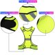thumbnail image 4 of Chaleco reflectante de seguridad de alta visibilidad, chaleco ligero ultrafino para paseo nocturno, correr, pasear perros, andar en motocicleta, 4 of 6