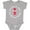 AC-Heather Grey, variant on Inktastic 1st Christmas Baby Nutcracker Soldier Boys or Girls Baby Bodysuit
