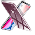 thumbnail image 1 of 9H Tempered Glass Case for IPhone X TPU Frame Scratchproof Clear Cell Phone Case Wireless Charging Support Protective Case Compatible with IPhone X., 1 of 8